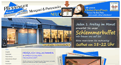 Desktop Screenshot of metzgerei-pfenninger.de